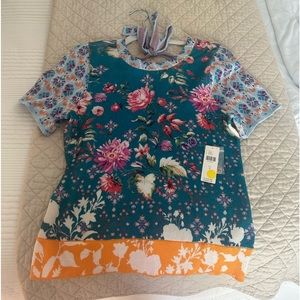 Anthropologie NWT floral blouse